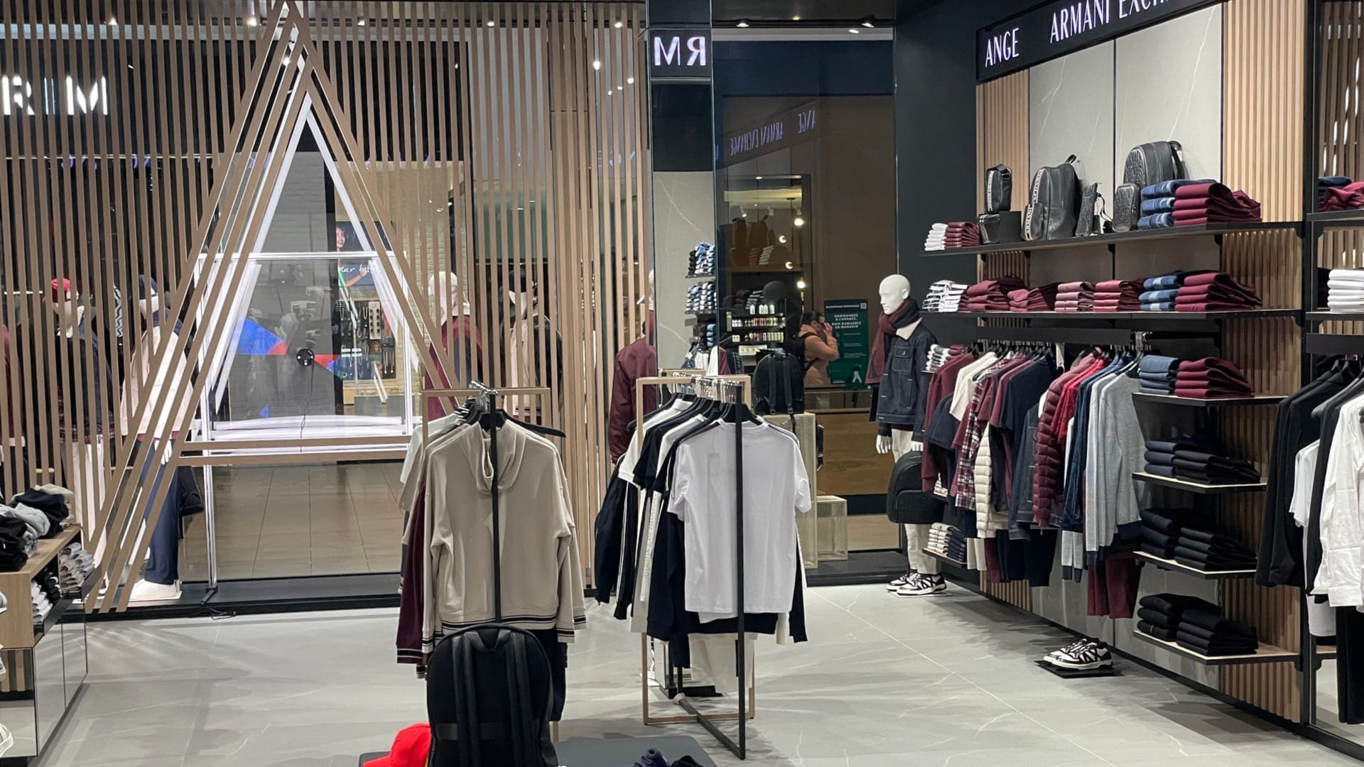Armani Exchange Store inside