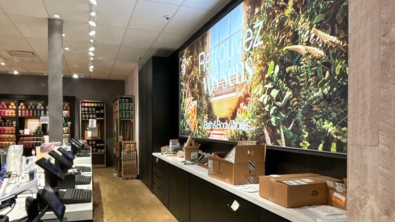 Bath&Body works inside