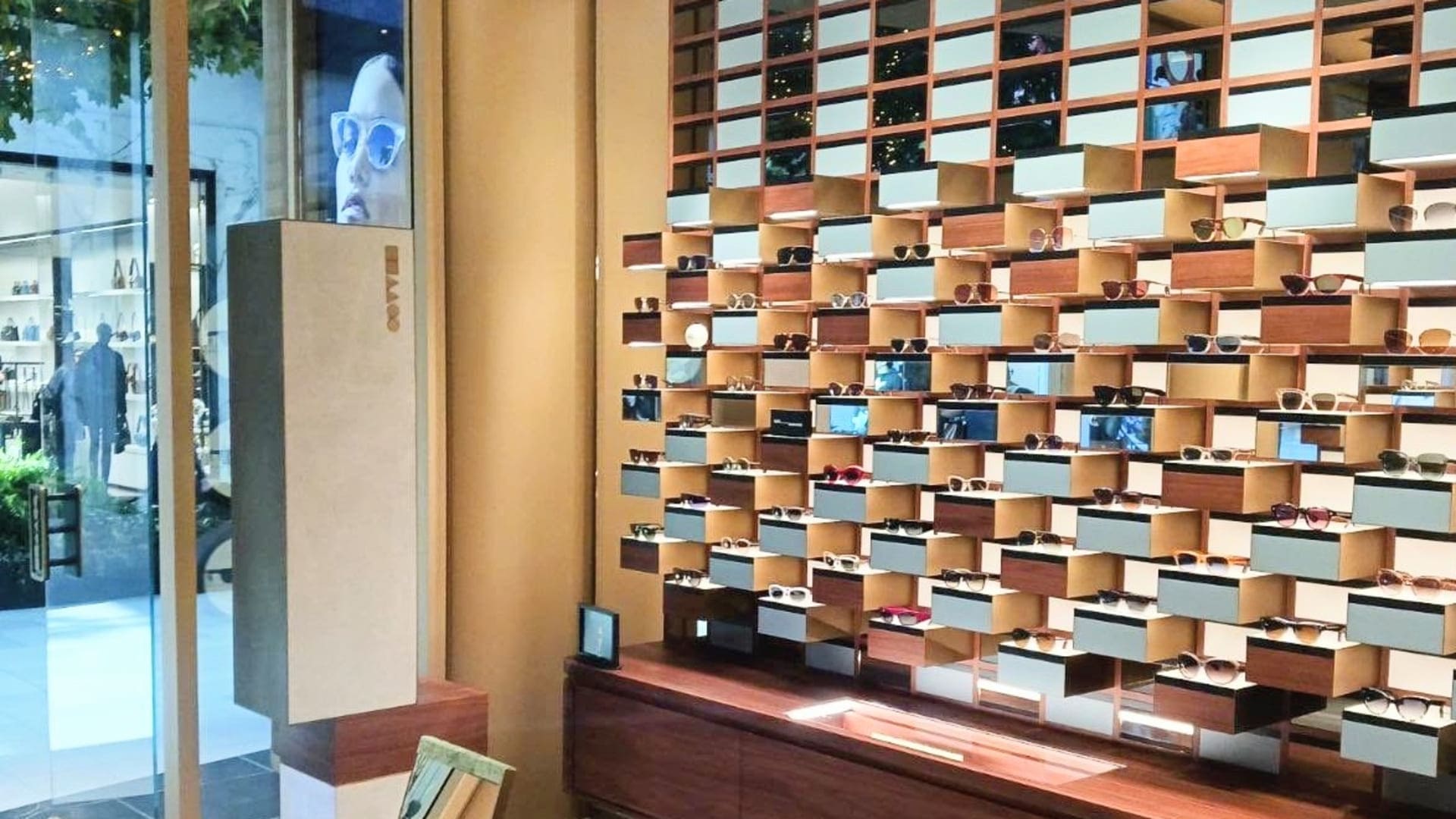 Oliver peoples store inside